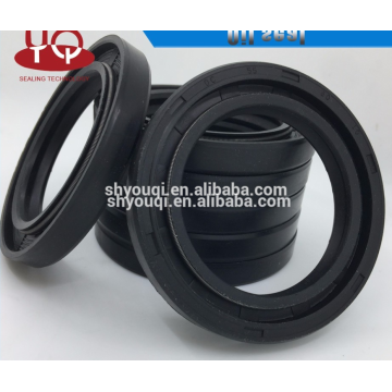 Selos de óleo de mola dupla DC preto borracha nbr oil seals